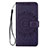 Funda de Cuero Cartera con Soporte Carcasa L02 para Samsung Galaxy S20 5G Morado