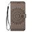 Funda de Cuero Cartera con Soporte Carcasa L02 para Samsung Galaxy S20 Gris