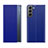 Funda de Cuero Cartera con Soporte Carcasa L02 para Samsung Galaxy S21 Plus 5G Azul