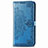 Funda de Cuero Cartera con Soporte Carcasa L02 para Samsung Galaxy XCover Pro Azul