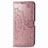Funda de Cuero Cartera con Soporte Carcasa L02 para Samsung Galaxy XCover Pro Oro Rosa
