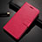 Funda de Cuero Cartera con Soporte Carcasa L02 para Xiaomi Redmi 8A Rosa Roja