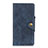 Funda de Cuero Cartera con Soporte Carcasa L02 para Xiaomi Redmi Note 9S Azul