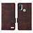 Funda de Cuero Cartera con Soporte Carcasa L02Z para Motorola Moto E20 Marron