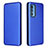 Funda de Cuero Cartera con Soporte Carcasa L02Z para Motorola Moto Edge 20 Pro 5G Azul
