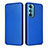 Funda de Cuero Cartera con Soporte Carcasa L02Z para Motorola Moto Edge 30 5G Azul