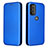 Funda de Cuero Cartera con Soporte Carcasa L02Z para Motorola Moto G71 5G Azul