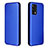 Funda de Cuero Cartera con Soporte Carcasa L02Z para Oppo A74 4G Azul