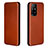 Funda de Cuero Cartera con Soporte Carcasa L02Z para Oppo F19 Pro+ Plus 5G Marron