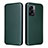 Funda de Cuero Cartera con Soporte Carcasa L02Z para Realme Q5i 5G Verde