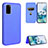 Funda de Cuero Cartera con Soporte Carcasa L02Z para Samsung Galaxy S20 FE (2022) 5G Azul