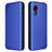 Funda de Cuero Cartera con Soporte Carcasa L02Z para Samsung Galaxy XCover 5 SM-G525F Azul