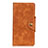 Funda de Cuero Cartera con Soporte Carcasa L03 para Alcatel 1C (2019) Naranja