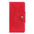 Funda de Cuero Cartera con Soporte Carcasa L03 para Alcatel 1C (2019) Rojo