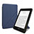 Funda de Cuero Cartera con Soporte Carcasa L03 para Amazon Kindle 6 inch Azul