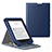 Funda de Cuero Cartera con Soporte Carcasa L03 para Amazon Kindle Paperwhite 6 inch Azul