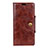 Funda de Cuero Cartera con Soporte Carcasa L03 para Asus ZenFone Live L1 ZA550KL Marron