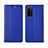 Funda de Cuero Cartera con Soporte Carcasa L03 para Huawei Honor 30 Lite 5G Azul