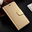 Funda de Cuero Cartera con Soporte Carcasa L03 para Huawei Honor 8X Oro