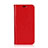 Funda de Cuero Cartera con Soporte Carcasa L03 para Huawei Honor 9 Lite Rojo