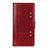 Funda de Cuero Cartera con Soporte Carcasa L03 para Huawei Nova 8 SE 5G Rojo