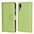 Funda de Cuero Cartera con Soporte Carcasa L03 para Huawei P20 Verde