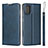 Funda de Cuero Cartera con Soporte Carcasa L03 para Samsung Galaxy M40S Azul