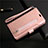 Funda de Cuero Cartera con Soporte Carcasa L03 para Samsung Galaxy S20 5G Oro Rosa