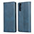 Funda de Cuero Cartera con Soporte Carcasa L03 para Sony Xperia 10 II Azul