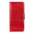 Funda de Cuero Cartera con Soporte Carcasa L03 para Vivo V20 SE Rojo