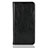 Funda de Cuero Cartera con Soporte Carcasa L03 para Xiaomi Mi 8 Negro