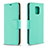 Funda de Cuero Cartera con Soporte Carcasa L03 para Xiaomi Redmi Note 9S Verde