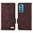 Funda de Cuero Cartera con Soporte Carcasa L03Z para Motorola Moto Edge 30 5G Marron