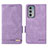 Funda de Cuero Cartera con Soporte Carcasa L03Z para Motorola Moto Edge Lite 5G Morado