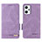 Funda de Cuero Cartera con Soporte Carcasa L03Z para Oppo Reno7 A Morado