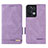 Funda de Cuero Cartera con Soporte Carcasa L03Z para Oppo Reno8 5G Morado