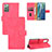 Funda de Cuero Cartera con Soporte Carcasa L03Z para Samsung Galaxy Note 20 5G Rosa Roja