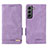 Funda de Cuero Cartera con Soporte Carcasa L03Z para Samsung Galaxy S21 Plus 5G Morado