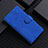 Funda de Cuero Cartera con Soporte Carcasa L03Z para Xiaomi Poco X3 NFC Azul