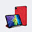 Funda de Cuero Cartera con Soporte Carcasa L04 para Apple iPad Pro 11 (2022) Rojo