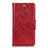 Funda de Cuero Cartera con Soporte Carcasa L04 para Asus ZenFone Live L1 ZA551KL Rojo