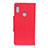 Funda de Cuero Cartera con Soporte Carcasa L04 para BQ Aquaris C Rojo