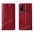 Funda de Cuero Cartera con Soporte Carcasa L04 para Huawei Honor Play4T Rojo