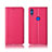 Funda de Cuero Cartera con Soporte Carcasa L04 para Huawei Honor View 10 Lite Rojo