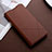 Funda de Cuero Cartera con Soporte Carcasa L04 para Huawei P30 Lite XL Marron