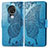 Funda de Cuero Cartera con Soporte Carcasa L04 para Nokia 6.2 Azul