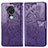 Funda de Cuero Cartera con Soporte Carcasa L04 para Nokia 7.2 Morado