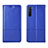 Funda de Cuero Cartera con Soporte Carcasa L04 para Oppo K7 5G Azul