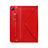 Funda de Cuero Cartera con Soporte Carcasa L04 para Samsung Galaxy Tab S6 Lite 10.4 SM-P610 Rojo