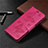 Funda de Cuero Cartera con Soporte Carcasa L04 para Sony Xperia L4 Rosa Roja